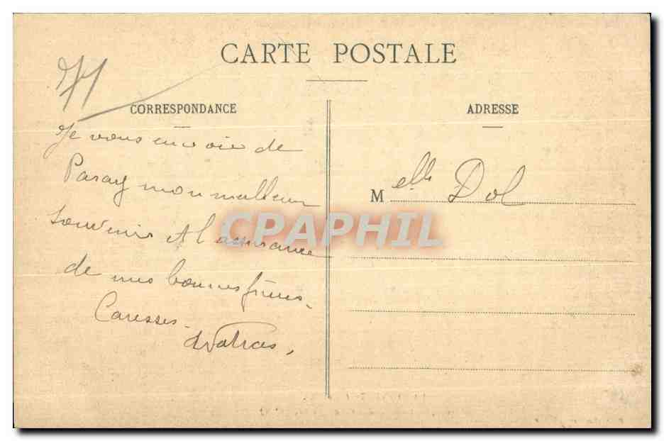 La Clayette (S.-et-L.) — L'Étang, les Promenades et le Château (n° 4) — Photo Bonfry, Reuves — Rückseite