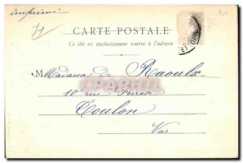 CPA Maconnaise Chalon s Saone Folklore Costume — Verso