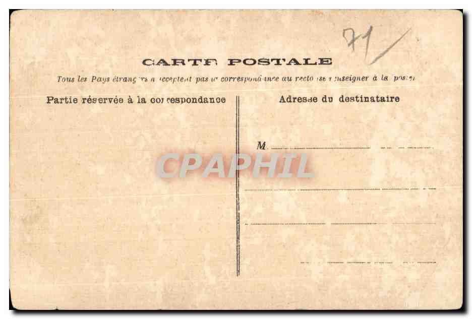 Le Creusot — Fábricas Schneider — Horno a puddler, Salida del bloom de hierro, Martilleo del bloom, Estiramiento del bloom — Ch. Martet, editor — Reverso