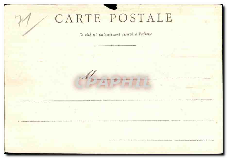 Charolles — vue panoramique avec tour et pont — éditeur inconnu, n° de série 1 — Reverso