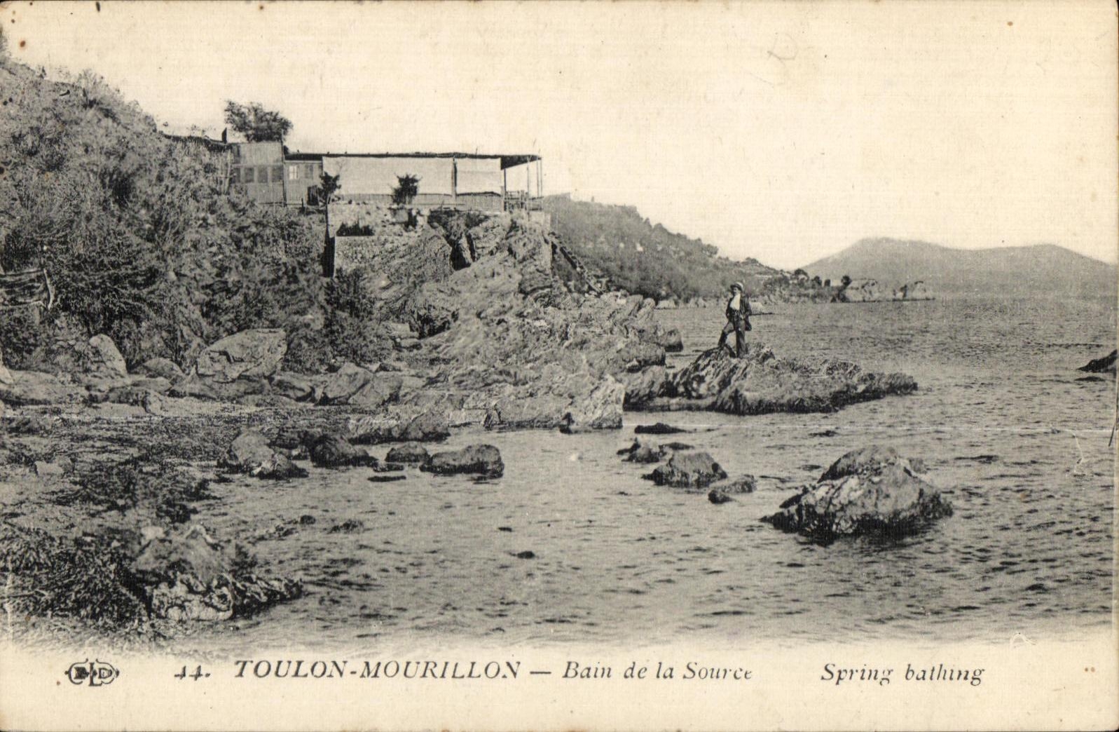 Toulon-Mourillon — Bain de la Source — Éditeur CDP, n°44