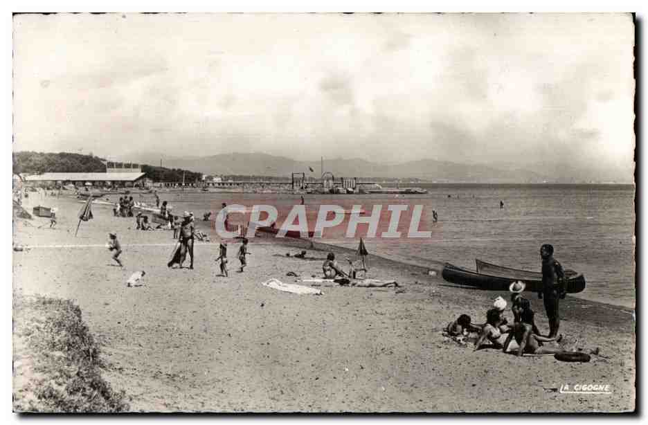 La Cigogne — plage animée — Édit. André Lecocq