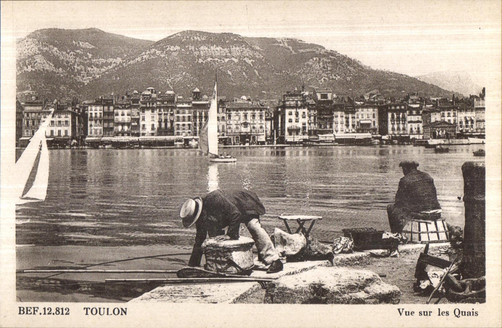 Toulon — Vue sur les Quais — B.E.F. 12.812