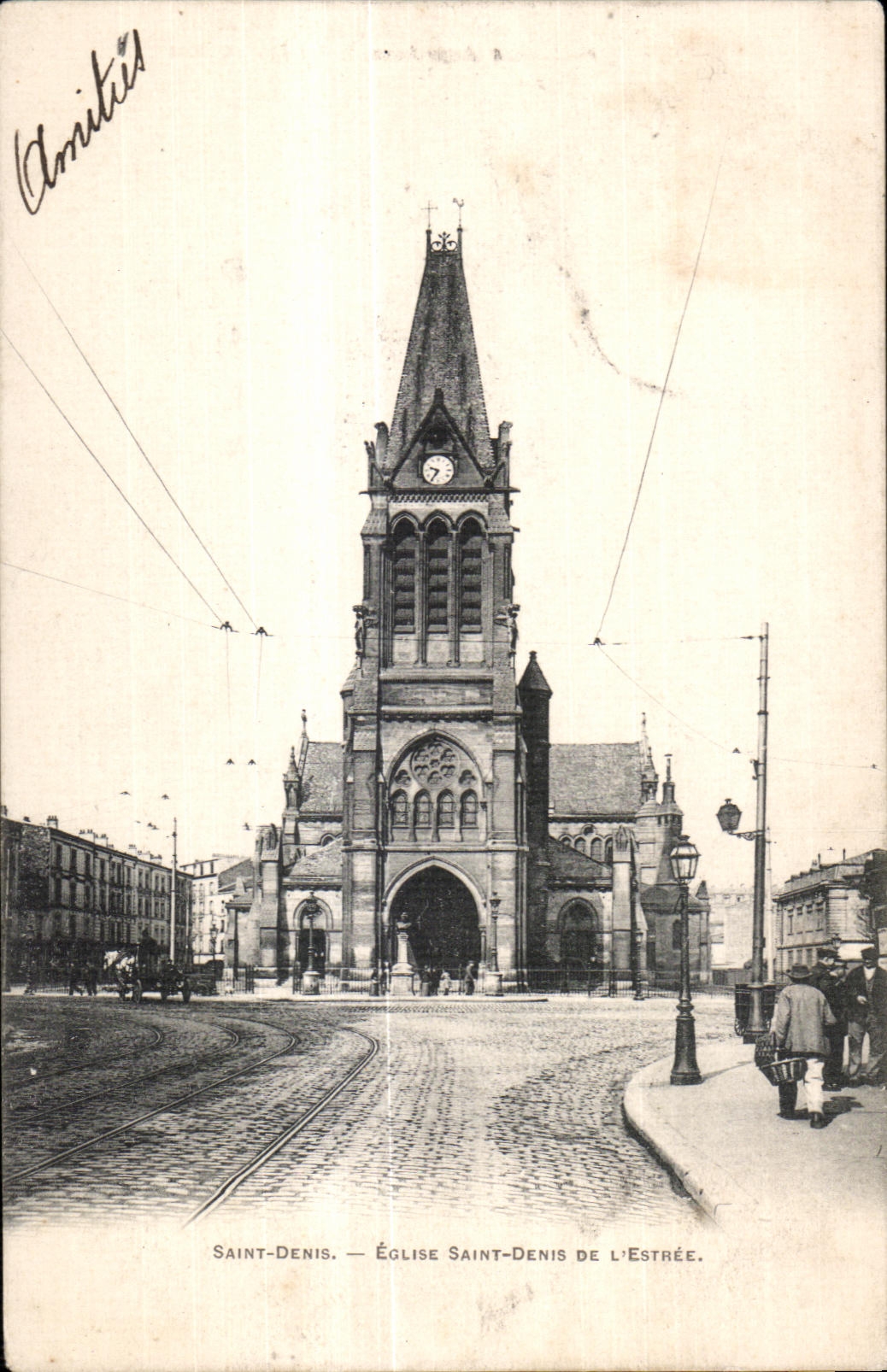 CPA Saint Denis Eglise Saint Denis De L Estree