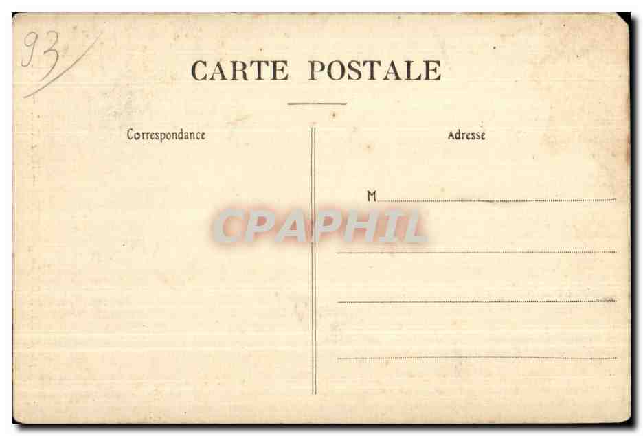 CPA Abbaye De Saint Denis Porte Nord — Rückseite