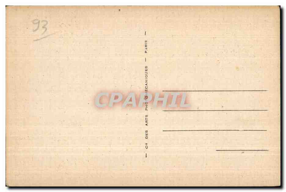 CPA Abbaye de Saint Denis L Autel de la confession — Verso