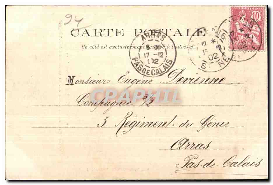 CPA Saint Denis Basilique Tombeau du Roi Louis XII et de Anne de Bretagne — Rückseite