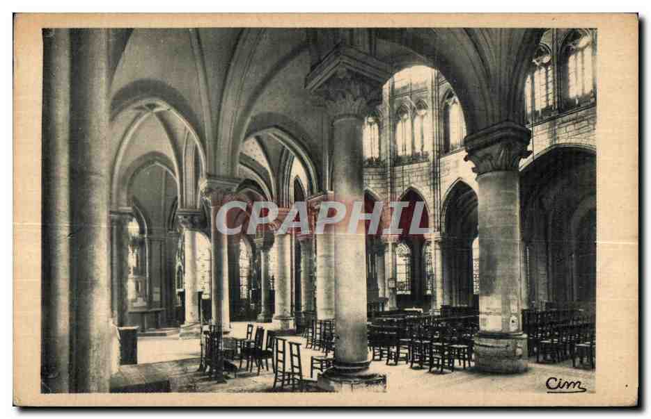 Abbaye de Saint-Denis — L'Abside — Héliogravure Comte & Macon