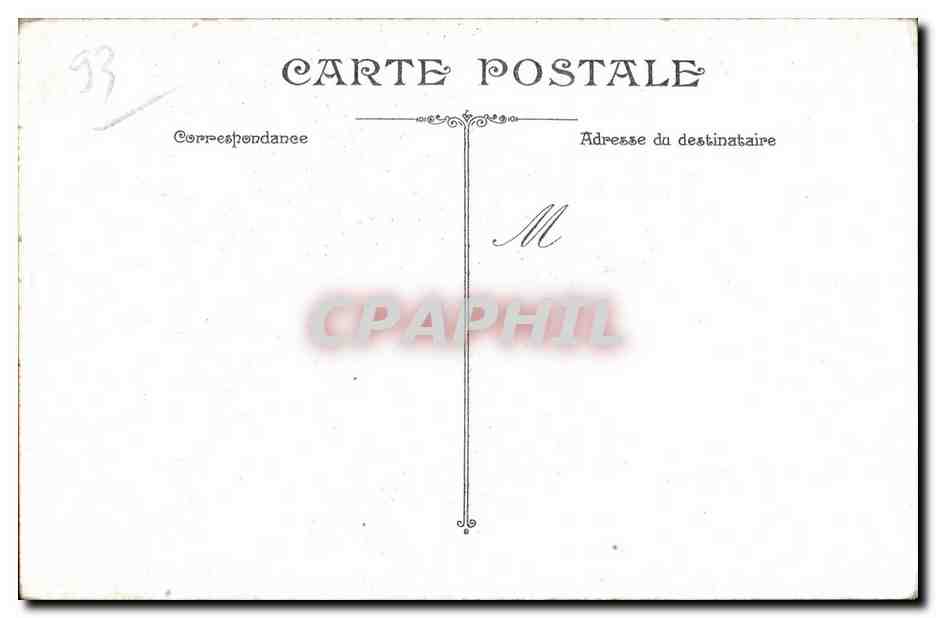 CPA St Denis L Hotel de Ville la Cathedrale — Rückseite