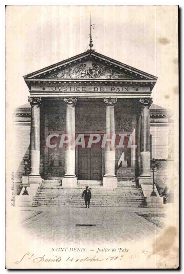 CPA Saint Denis Justice de Paix