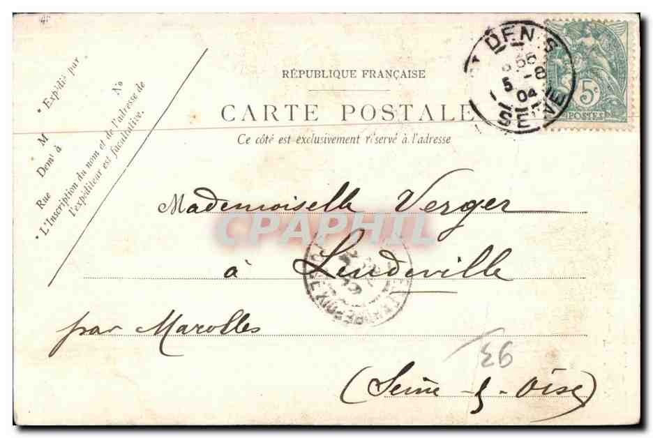 CPA L Abbaye de Saint Denis La Crypte Tombeau de Henri IV — Reverso