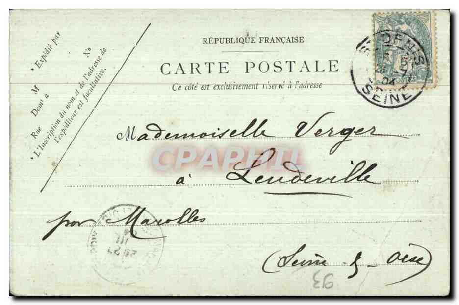 L'ABBAYE DE SAINT-DENIS — Tombeau de Renée d'Orléans — LL — Reverso