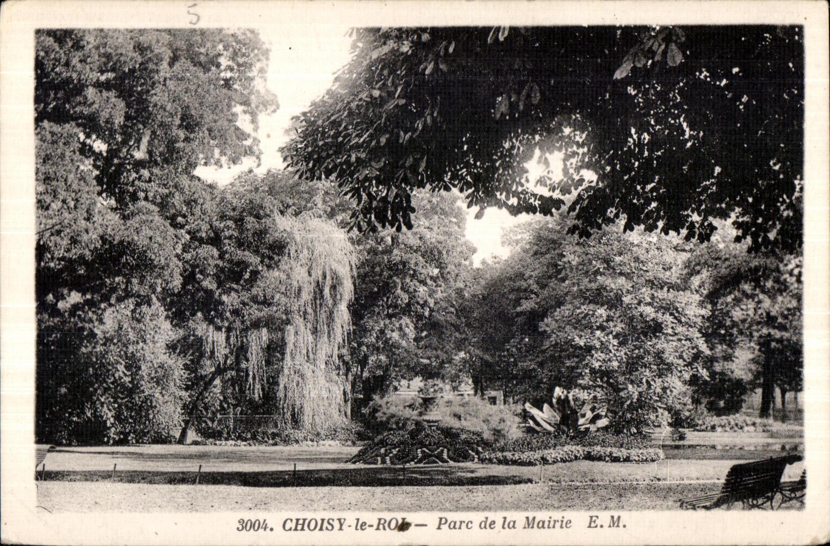 CPA Choisy le Roi Parc de la Mairie