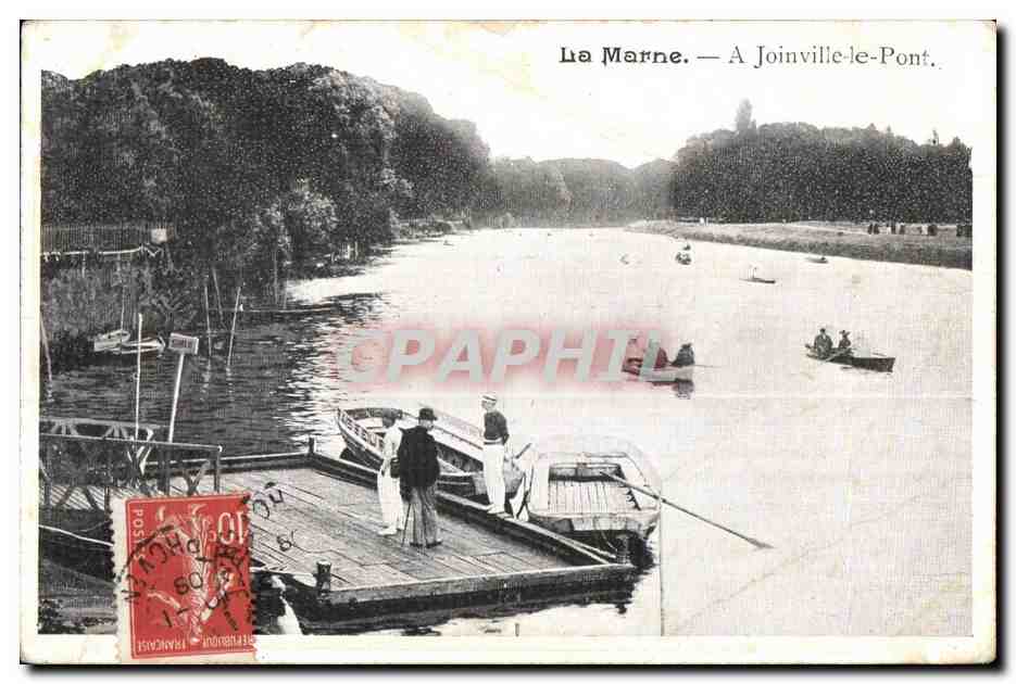 CPA La Marne A Joinville le Pont