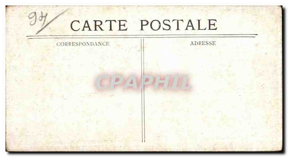 Marne — Les Ecluses et le Pont de Joinville — Éditeur non identifié, n° de série non visible — Rückseite