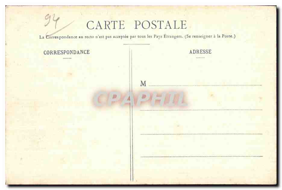 Joinville-le-Pont — Il Molo e il Ponte — G.I. n°1537 — Verso