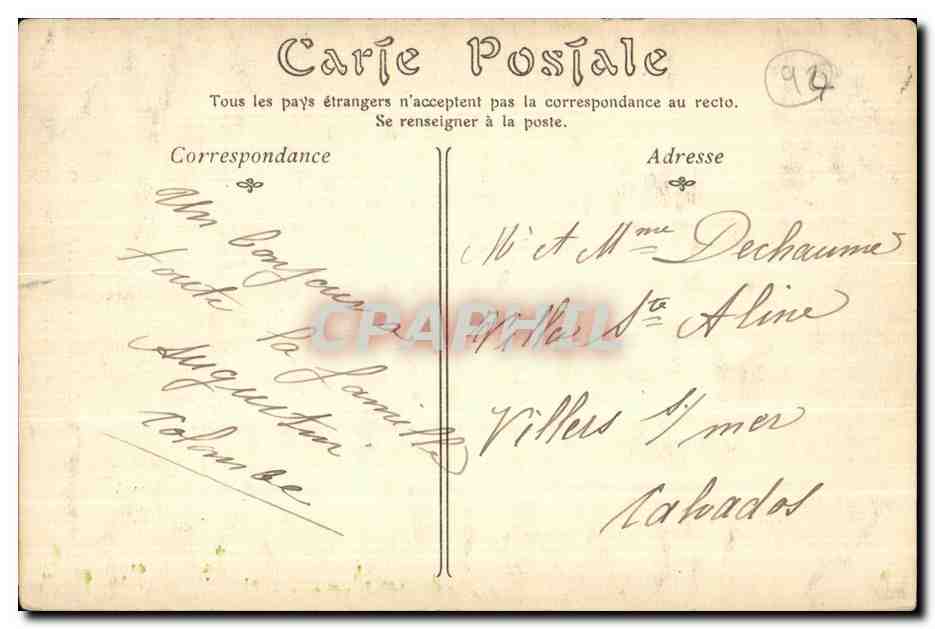 CPA Roseraie de L Hay (Seine) Puits arcade et pylone — Verso