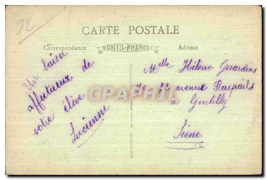 CPA Roseraie de L Hay Les Roses Roseraie de Madame — Verso