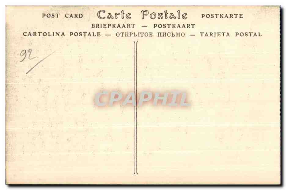 CPA Roseraie de l Hay (Seine) Le Temple de l Amour — Verso