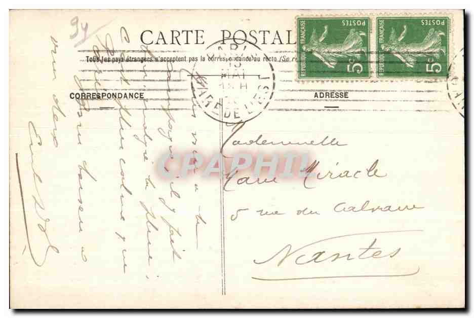 Nogent-sur-Marne — Die Marne, die Spitze der Île des Loups und Île de Beauté — La Faciolle, Foto-Verlag, Le Perreux — Rückseite