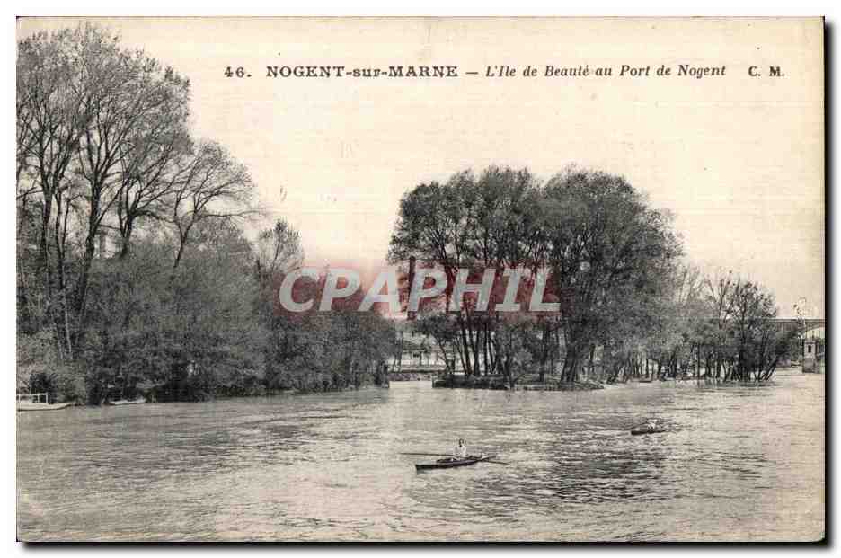 Nogent-sur-Marne — Die Insel der Schönheit am Hafen von Nogent — C. M. n°46