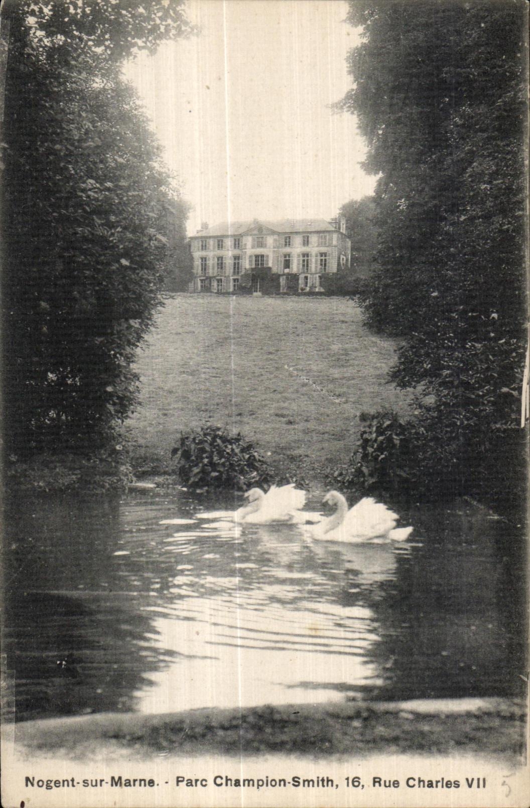 Nogent-sur-Marne — Parc Champion-Smith, 16, Rue Charles VII — éditeur non visible