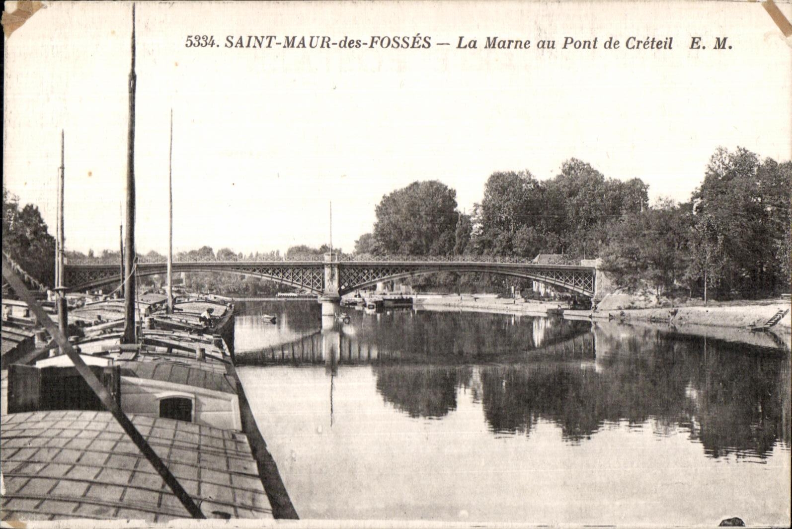 SAINT-MAUR-des-FOSSÉS — La Marne au Pont de Créteil — E. M.