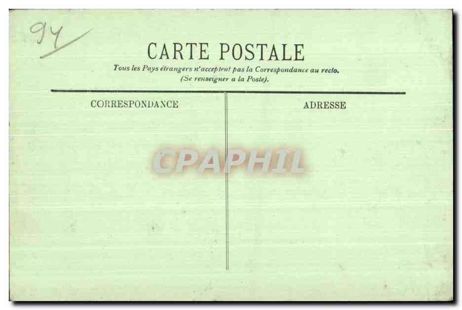 CPA Saint Maur Vue prise des Quais du Parc — Rückseite