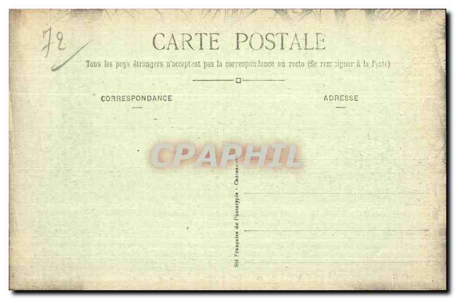 Le Mans — Coin pittoresque sur la Cathédrale — Édition N° 61 — Rückseite