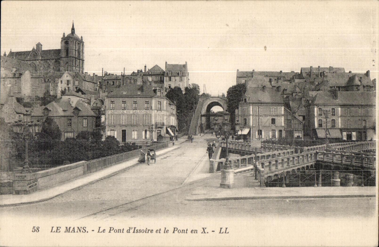 Le Mans - Le Pont d'Issoire et le Pont en X - LL
