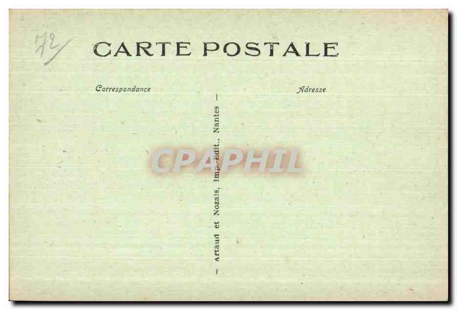 CPA Le Mans Maison Adam et Eve Enfants  — Rückseite