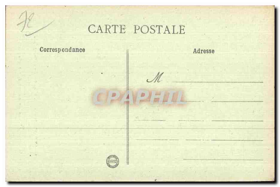 CPA Le Mans Maison de la Reine Berengere Grande Rue — Rückseite