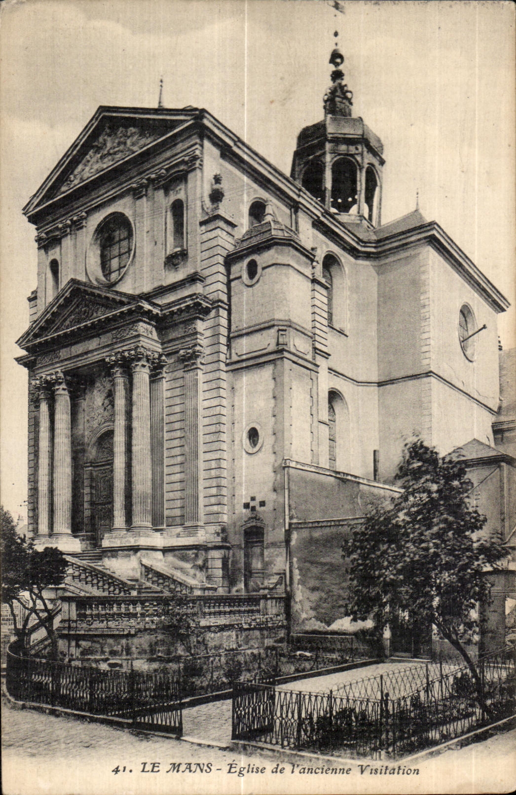 CPA Le Mans Eglise de I ancienne Visitation