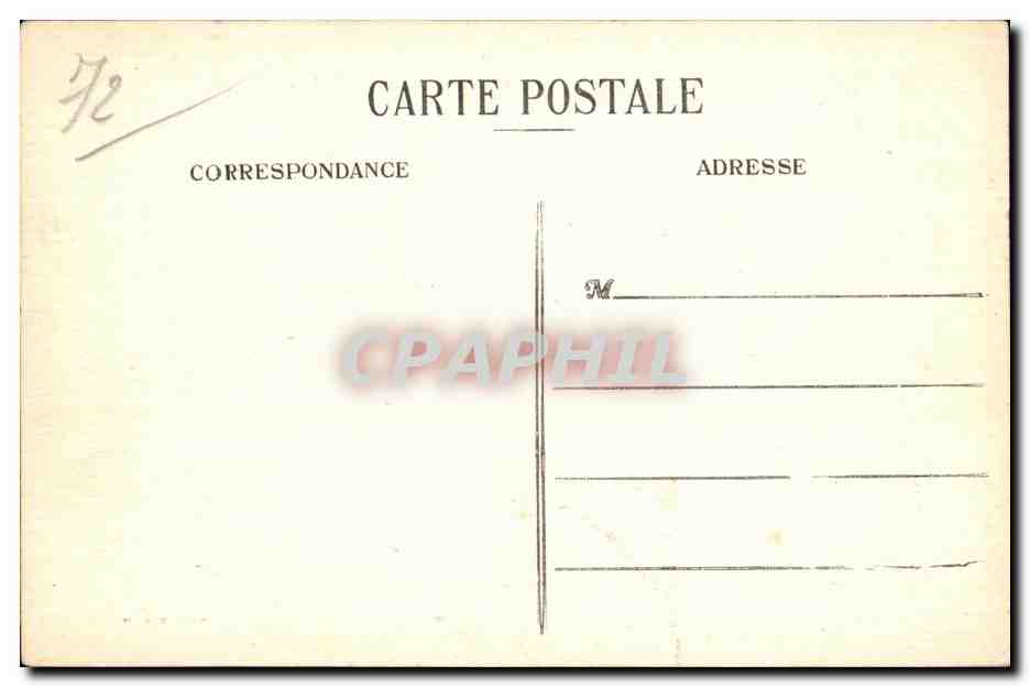 CPA Le Mans L Eveche Enfants  — Rückseite
