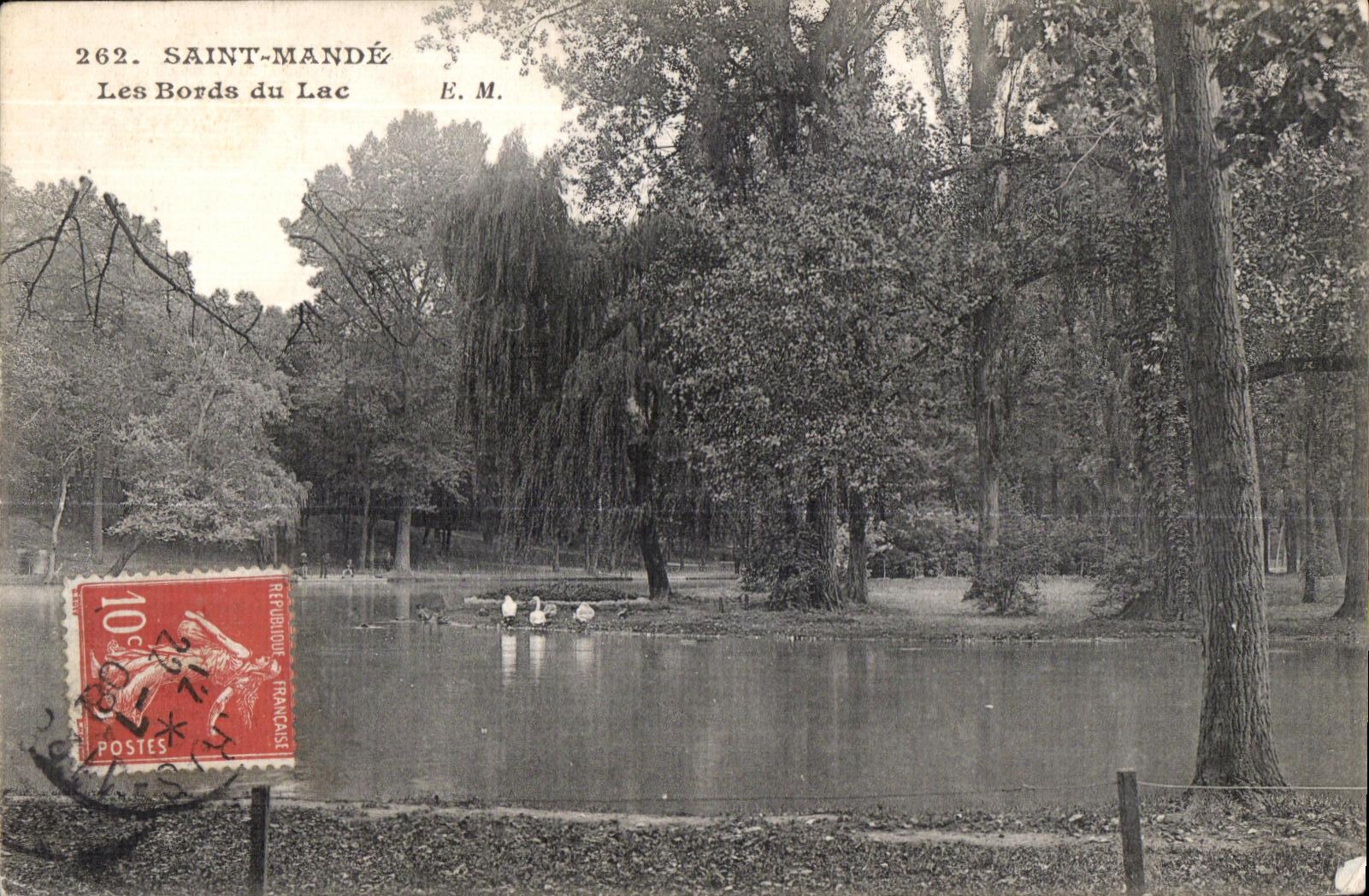 CPA Saint Mande Les Bords du Lac