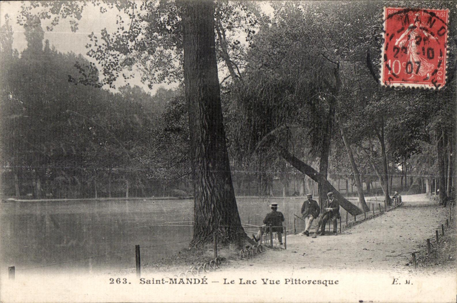 CPA Saint Mande Le Lac Vue Pittoresque