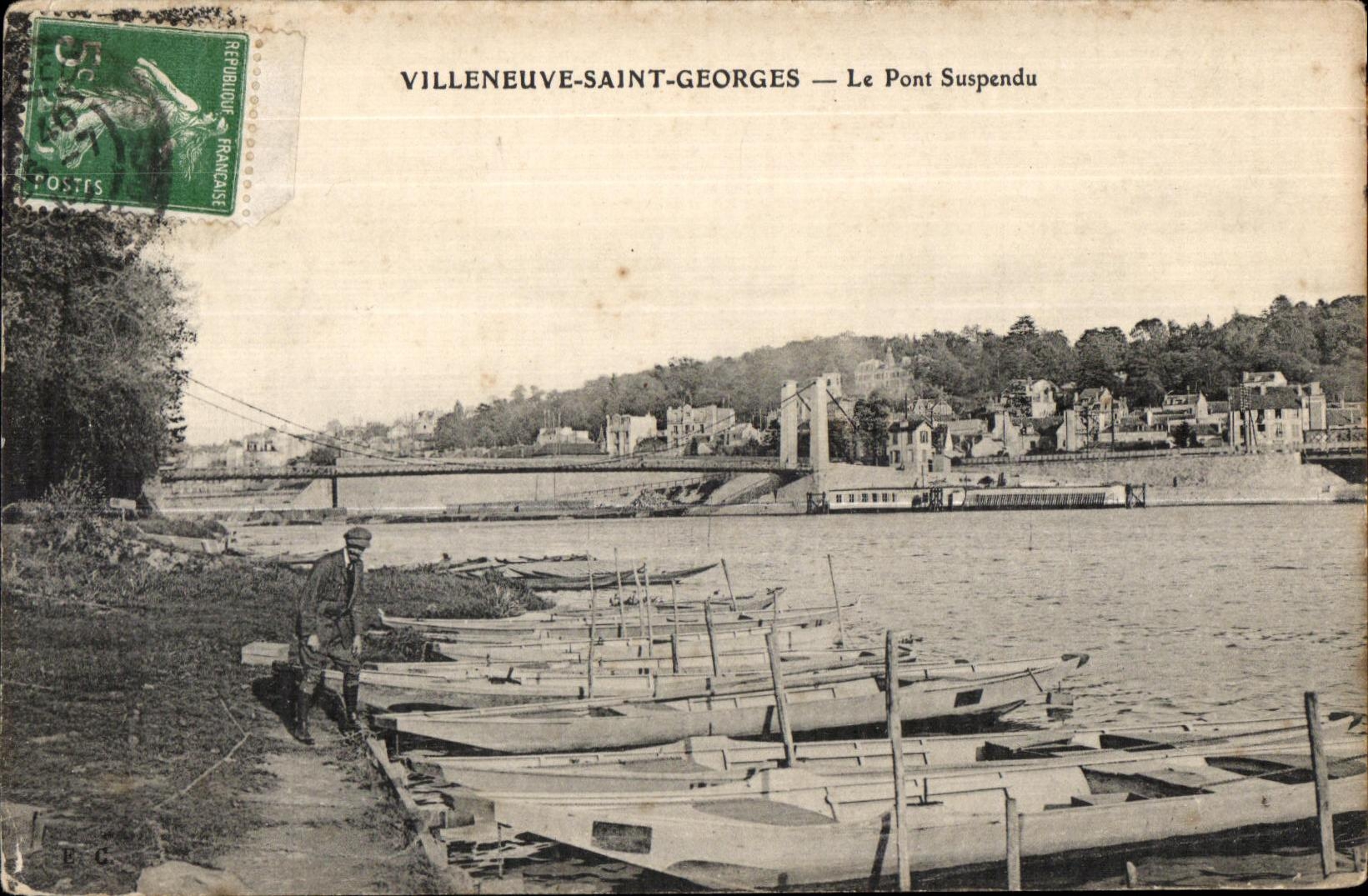 Villeneuve-Saint-Georges — Het Suspendeerd Brug