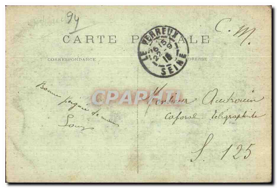 Le Perreux — Die Marne am Pavillon Bleu — R. Facioli, phot. publ., Le Perreux — Rückseite