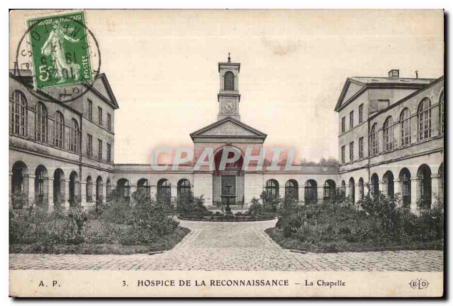 CPA Hospice De La Reconnaissance la Chapelle