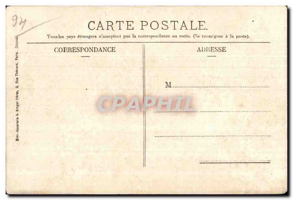 CPA Saint Mande Bois de Vincennes Vue prise du Champignon — Rückseite