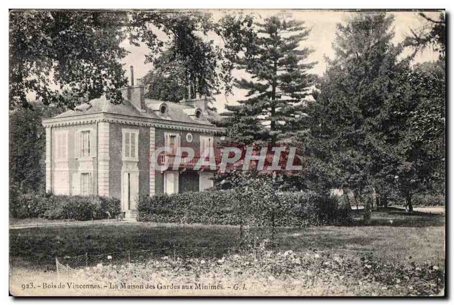 CPA Bois de Vincennes La Maison des Gardes aux Minimes