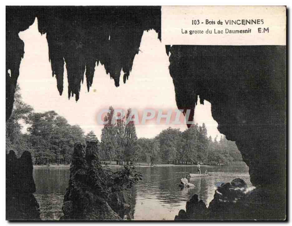 La grotte du Lac Daumesnil — Bois de Vincennes — E.M. n°103