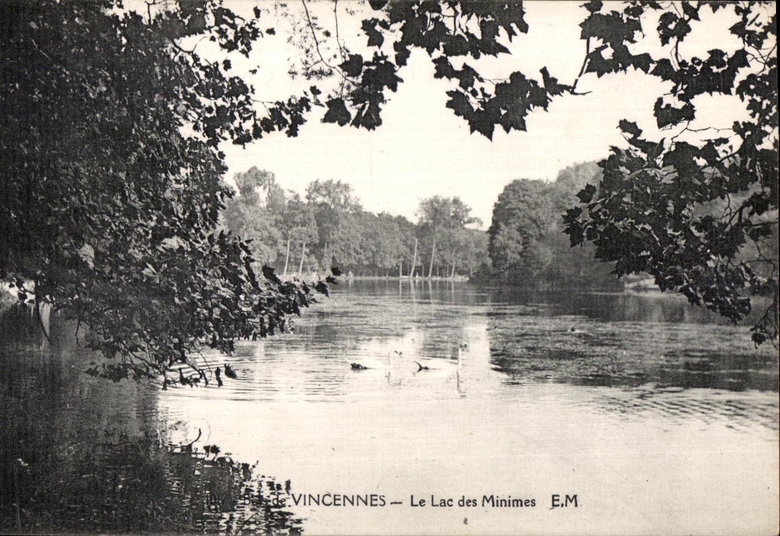 Vincennes — Le Lac des Minimes — E.M.