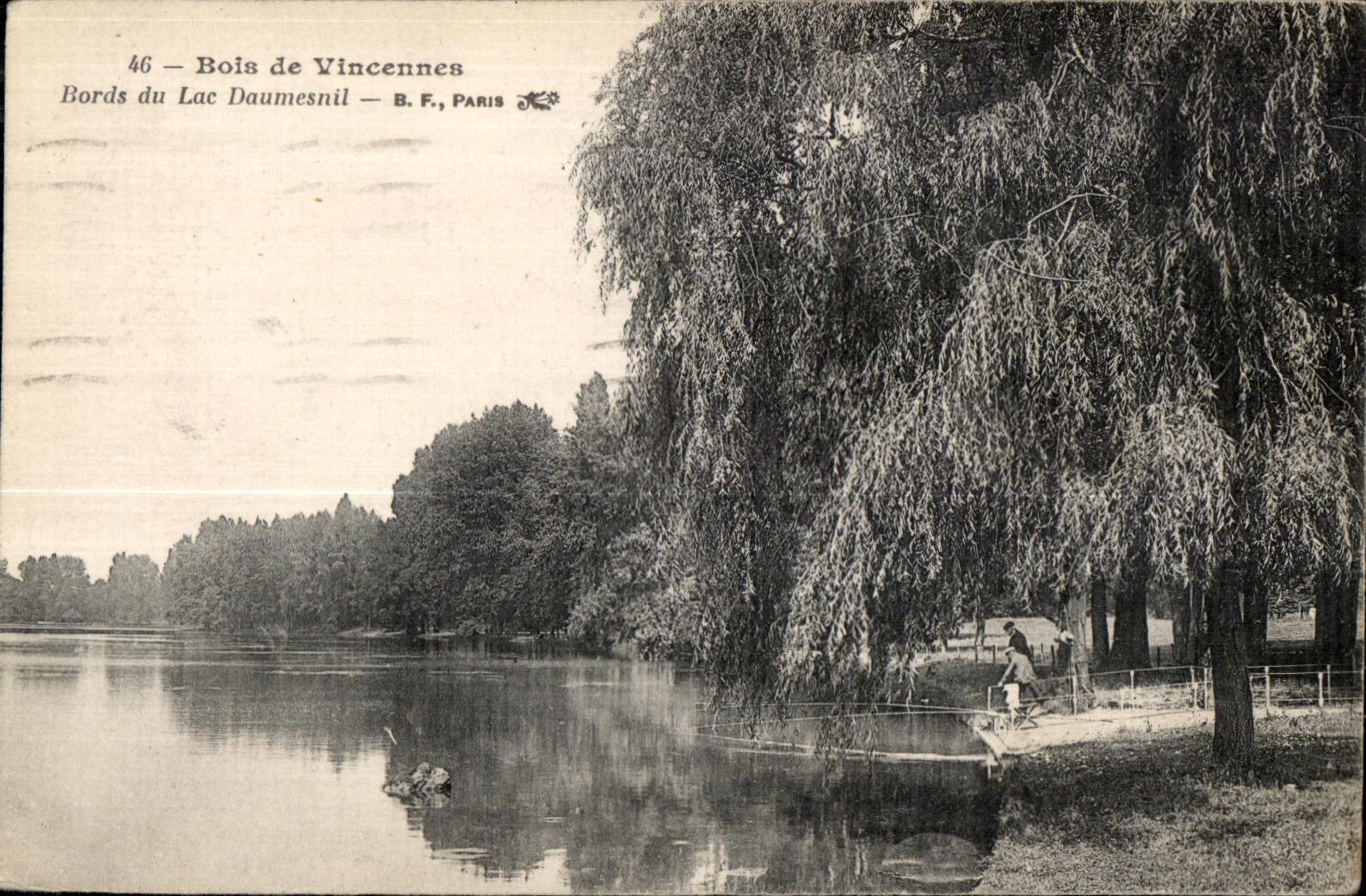 Bois de Vincennes — Bords du Lac Daumesnil — B.F., Paris