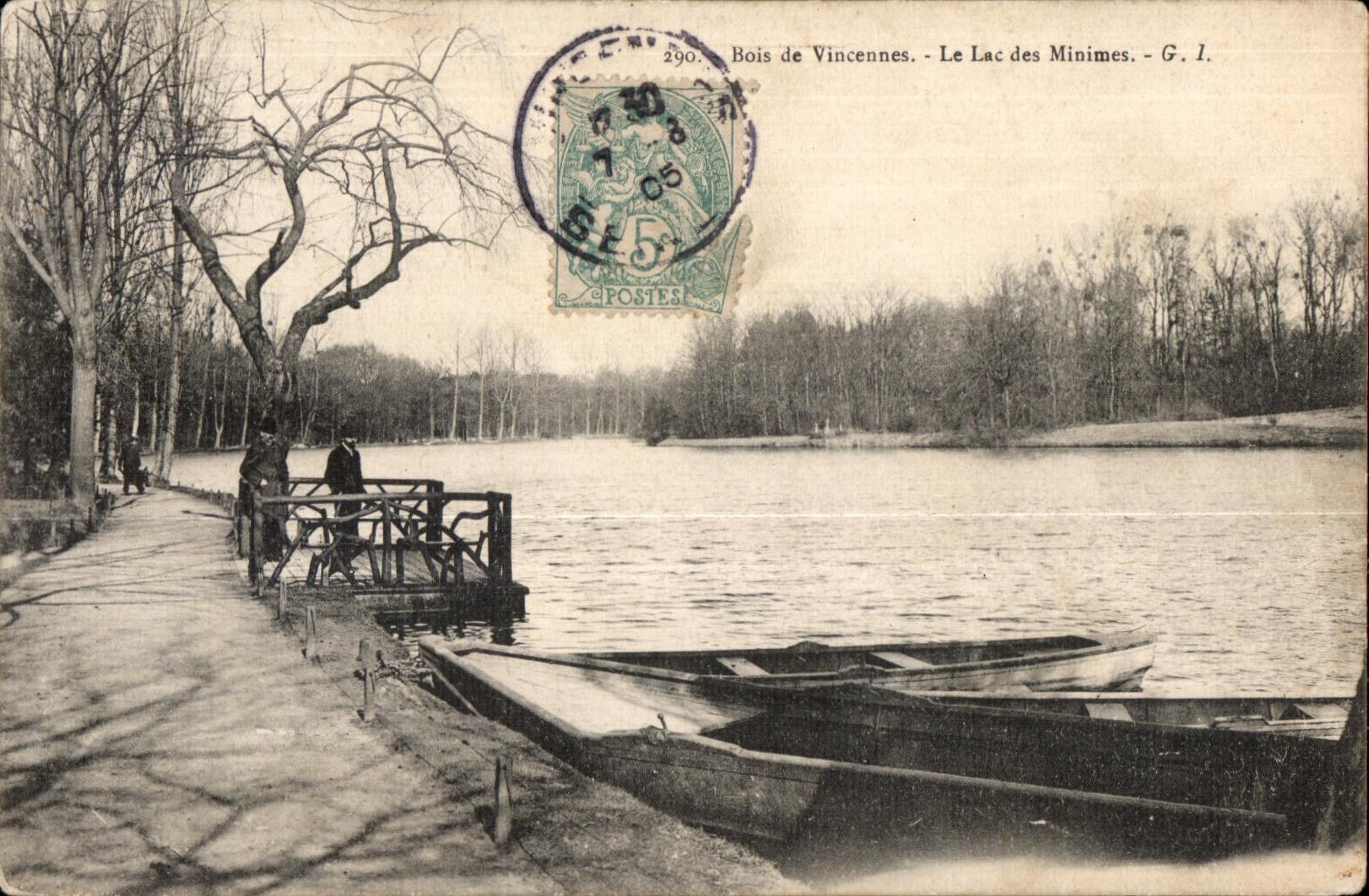 CPA Bois de Vincennes Le Lac des Minimes