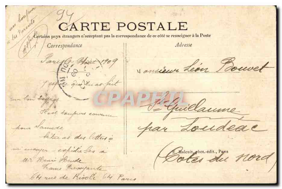 CPA Le Bois de Vincennes Pittoresque Allee autour d un Lac — Reverso