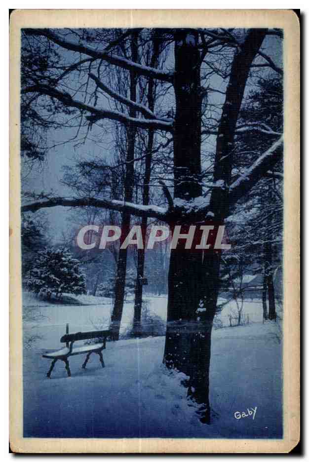 Bois de Vincennes — En flânant au bois de Vincennes. Près de la Porte Jaune en hiver — G. Baby