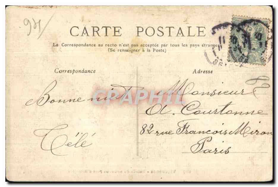 CPA Vincennes Entree Du nouveau Fort d Artillerie Militaria  — Rückseite