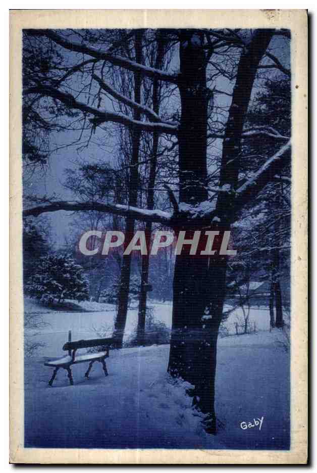 Bois de Vincennes — En flânant au bois de Vincennes, près de la Porte Jaune en hiver — Édition Ledru-Rollin, Le Perreux