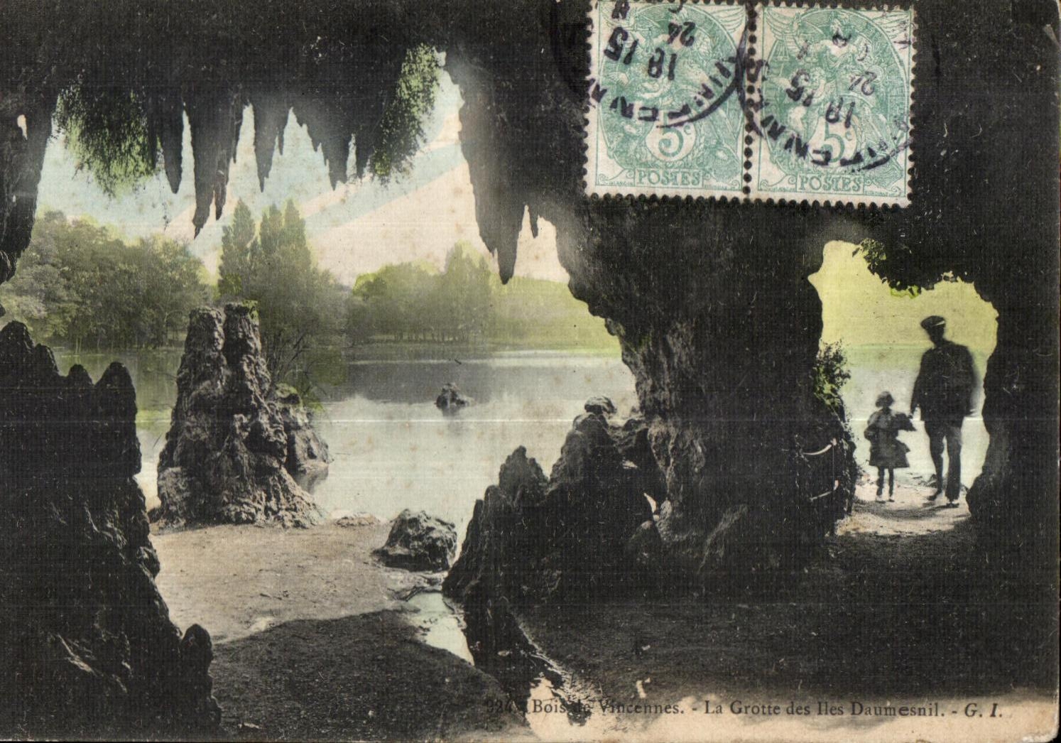 CPA Vincennes Bois La Grotte Des Iles Daumesnil